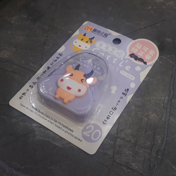 غلطگیر نواری Cattie با بدنه شفاف و طراحی ارگونومیک برای اصلاح سریع نوشتهها