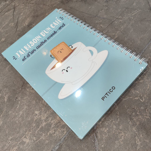 دفتر ۱۰۰ برگ PITICO با جلد مقاوم و کاغذ سفید مناسب برای یادداشت و تکالیف روزانه