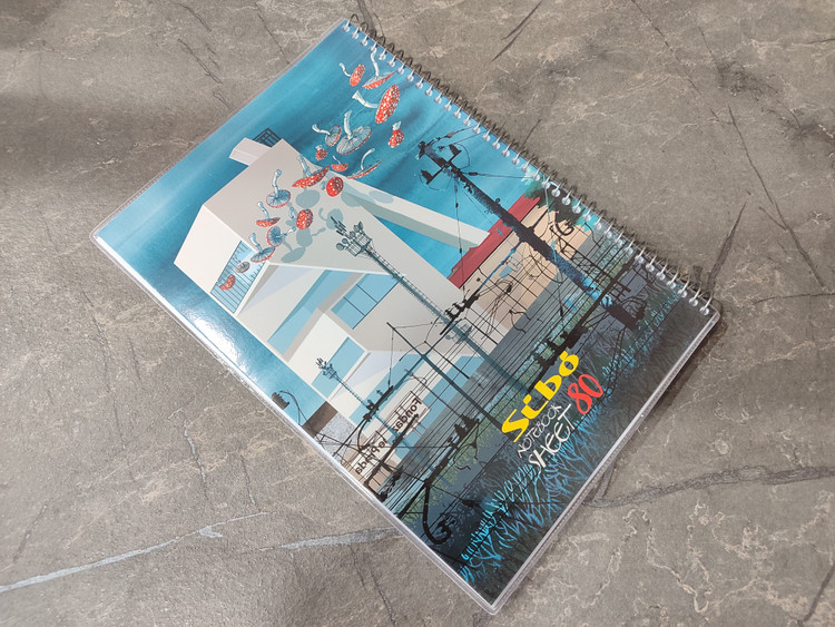 دفتر ۸۰ برگ برند سیبو با جلد فانتزی و باکیفیت، مناسب یادداشتبرداری روزانه و استفاده در مدرسه و دانشگاه