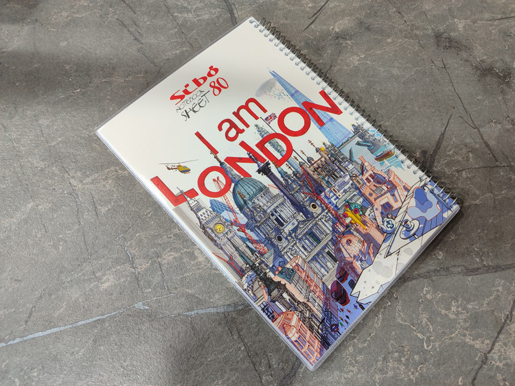 دفتر ۸۰ برگ برند سیبو با جلد فانتزی و باکیفیت، مناسب یادداشتبرداری روزانه و استفاده در مدرسه و دانشگاه