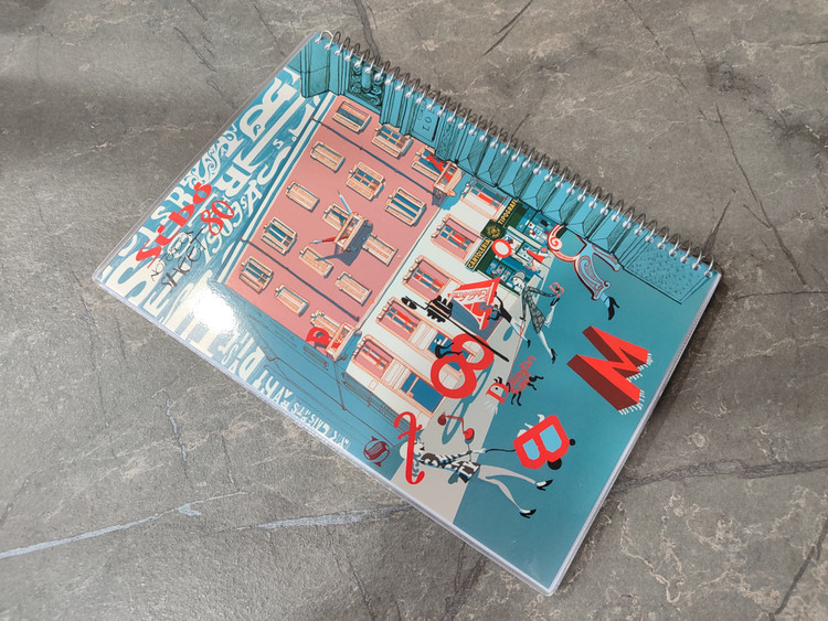 دفتر ۸۰ برگ برند سیبو با جلد فانتزی و باکیفیت، مناسب یادداشتبرداری روزانه و استفاده در مدرسه و دانشگاه