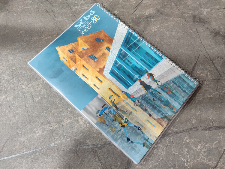 دفتر ۸۰ برگ برند سیبو با جلد فانتزی و باکیفیت، مناسب یادداشتبرداری روزانه و استفاده در مدرسه و دانشگاه