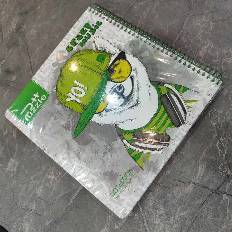 دفتر ۱۰۰ برگ Puzzle با طراحی جلد فانتزی و کیفیت بالای کاغذ، مناسب مدرسه و استفاده روزمره