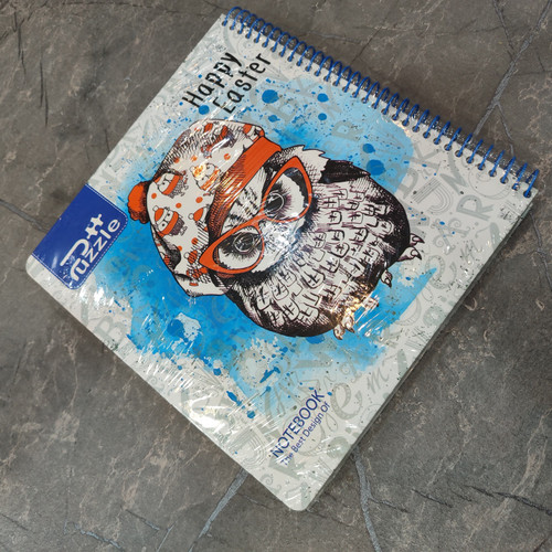 دفتر ۱۰۰ برگ Puzzle با طراحی جلد فانتزی و کیفیت بالای کاغذ، مناسب مدرسه و استفاده روزمره