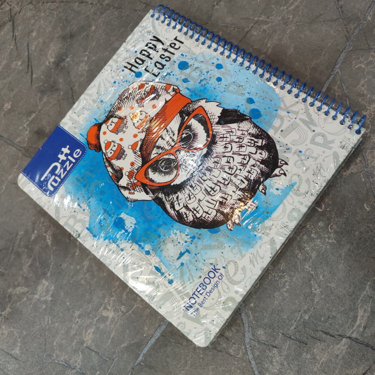 دفتر ۱۰۰ برگ Puzzle با طراحی جلد فانتزی و کیفیت بالای کاغذ، مناسب مدرسه و استفاده روزمره