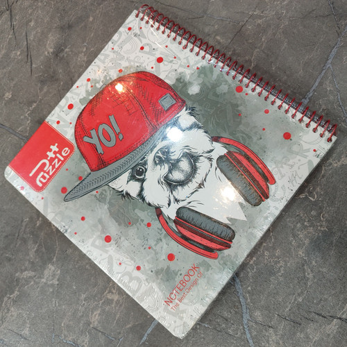 دفتر ۱۰۰ برگ Puzzle با طراحی جلد فانتزی و کیفیت بالای کاغذ، مناسب مدرسه و استفاده روزمره