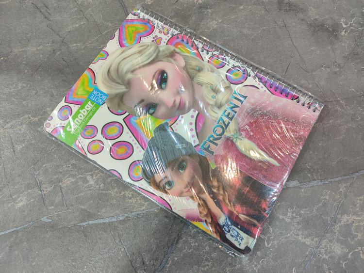 دفتر ۸۰ برگ Senobar در ابعاد ۱۶.۵×۲۳ با جلد مقاوم و طراحی شیک، مناسب برای استفاده تحصیلی و شخصی