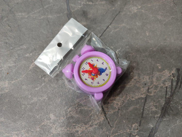 ماکت ساعت کودکانه رنگی، مناسب آموزش ساعت به کودکان در قالب بازی و سرگرمی