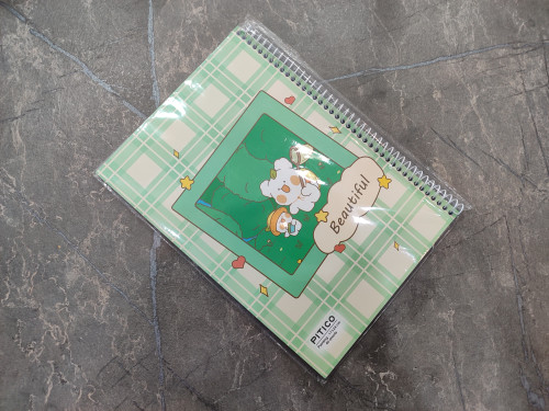 *دفتر نقاشی ۴۰ برگ Pitico با جلد فانتزی و کاغذ سفید مناسب طراحی، نقاشی و رنگآمیزی کودکان*