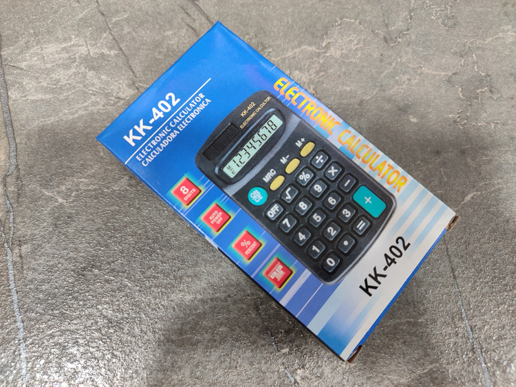 ماشین حساب KK-402 سبک و کاربردی با صفحهنمایش خوانا