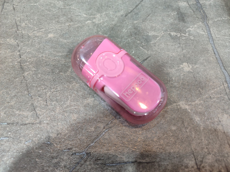 تراش مخزندار Heppoo مدل RS-9059 در رنگهای نارنجی، بنفش، صورتی و آبی