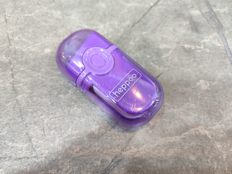 تراش مخزندار Heppoo مدل RS-9059 در رنگهای نارنجی، بنفش، صورتی و آبی
