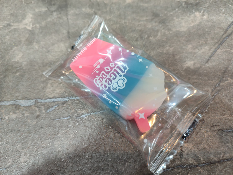 پاککن فانتزی JIANHUI به شکل بستنی رنگی، مناسب برای دانشآموزان و کودکان