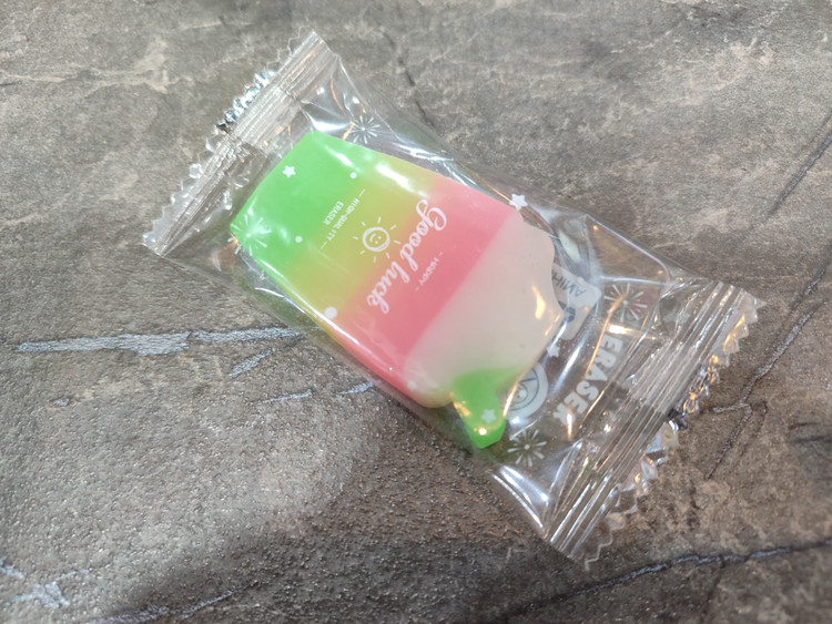 پاککن فانتزی JIANHUI به شکل بستنی رنگی، مناسب برای دانشآموزان و کودکان