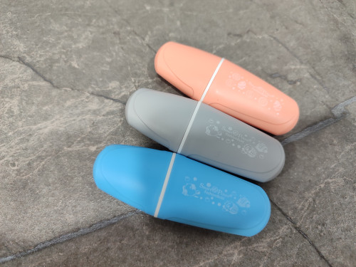 هایلایتر Smart Prince با رنگهای طوسی، آبی و نارنجی، نوشتار روان و واضح