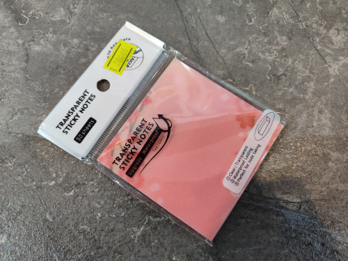 یادداشت برچسبی شفاف ضد آب با طراحی مدرن و چسب باکیفیت، مناسب برای یادداشتبرداری و علامتگذاری