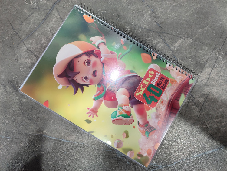 دفتر ۴۰ برگ برند Sibo با جلد مقاوم و طراحی جذاب مناسب یادداشتبرداری و استفاده تحصیلی