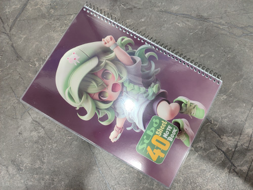 دفتر ۴۰ برگ برند Sibo با طراحی زیبا و جلد مقاوم مناسب برای نوشتار روزانه