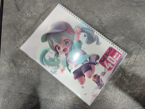 دفتر ۴۰ برگ برند Sibo با طراحی زیبا و جلد مقاوم مناسب برای نوشتار روزانه