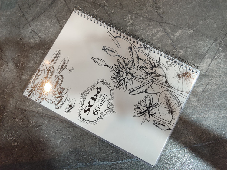 دفتر ۶۰ برگ برند Sibo با صفحات خطدار و کاغذ مقاوم مناسب نوشتار و یادداشت روزانه