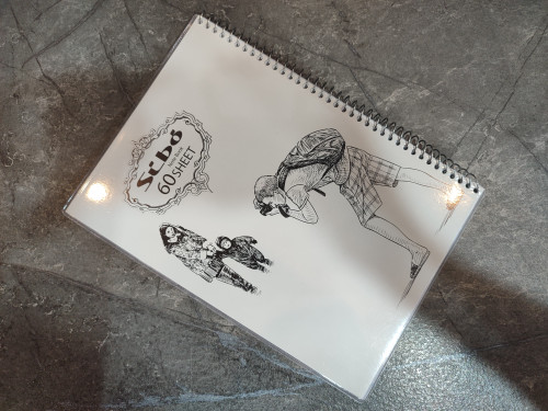 دفتر ۶۰ برگ برند Sibo با صفحات خطدار و کاغذ مقاوم مناسب نوشتار و یادداشت روزانه