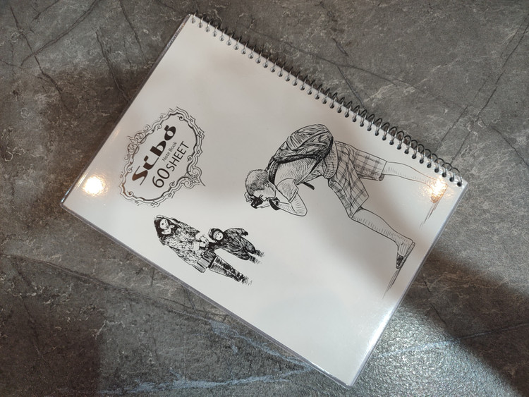 دفتر ۶۰ برگ برند Sibo با صفحات خطدار و کاغذ مقاوم مناسب نوشتار و یادداشت روزانه