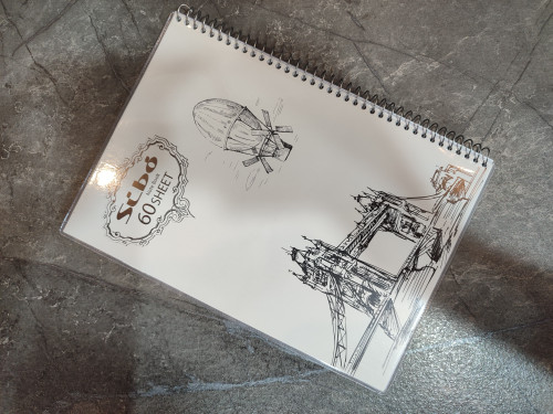 دفتر ۶۰ برگ برند Sibo با صفحات خطدار و کاغذ مقاوم مناسب نوشتار و یادداشت روزانه