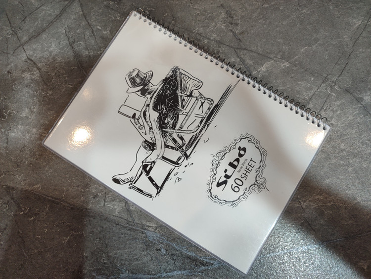 دفتر ۶۰ برگ برند Sibo با صفحات خطدار و کاغذ مقاوم مناسب نوشتار و یادداشت روزانه