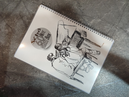 دفتر ۶۰ برگ برند Sibo با صفحات خطدار و کاغذ مقاوم مناسب نوشتار و یادداشت روزانه