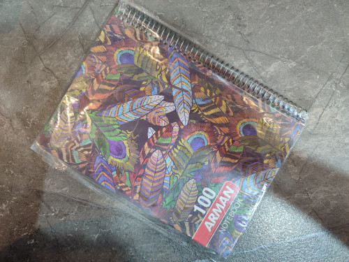 دفتر ۱۰۰ برگ برند Arman با صفحات خطدار و کاغذ باکیفیت مناسب نوشتار و یادداشت روزانه