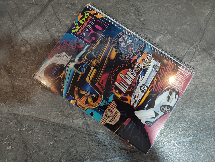 دفتر ۵۰ برگ برند Sibo با صفحات خطدار و کاغذ مقاوم مناسب نوشتار و یادداشت روزانه