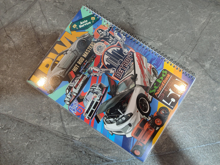 دفتر ۵۰ برگ برند Sibo با صفحات خطدار و کاغذ مقاوم مناسب نوشتار و یادداشت روزانه