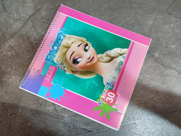 دفتر نقاشی ۳۰ برگ برند AZAD با صفحات ضخیم و صاف مناسب نقاشی و طراحی هنری