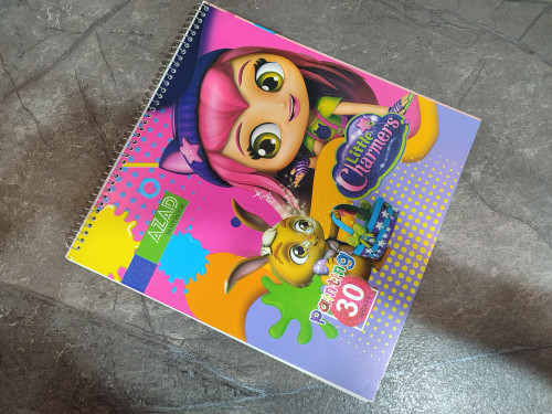 دفتر نقاشی ۳۰ برگ برند AZAD با صفحات ضخیم و صاف مناسب نقاشی و طراحی هنری