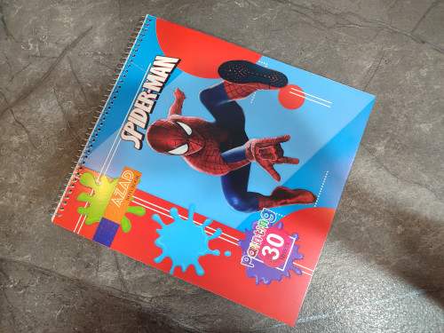 دفتر نقاشی ۳۰ برگ برند AZAD با صفحات ضخیم و صاف مناسب نقاشی و طراحی هنری