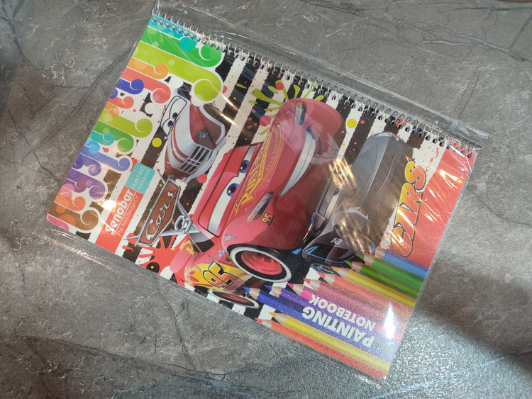 دفتر نقاشی برند Senobar با کاغذ ضخیم و جلد مقاوم مناسب طراحی و رنگآمیزی