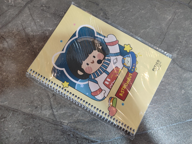 دفتر ۴ خط ۶۰ برگ PITICO با خطبندی دقیق و کاغذ مناسب آموزش نوشتن