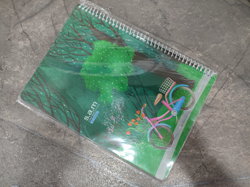 دفتر ۴۰ برگ S.A.M با کاغذ باکیفیت و طراحی کاربردی