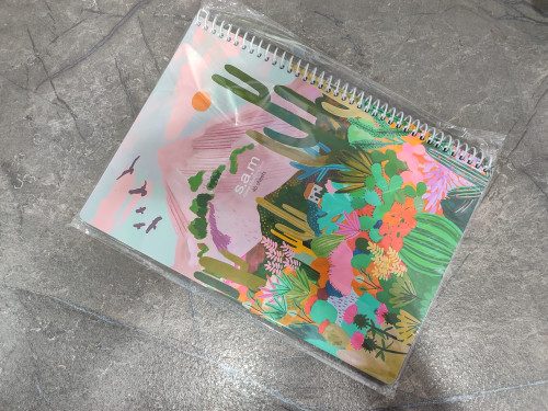 دفتر ۴۰ برگ S.A.M با کاغذ باکیفیت و طراحی کاربردی