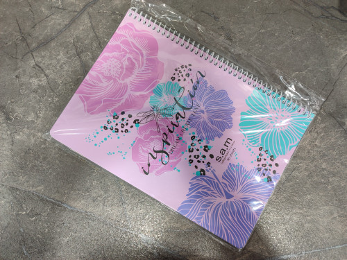 دفتر ۴۰ برگ S.A.M با کاغذ باکیفیت و طراحی کاربردی