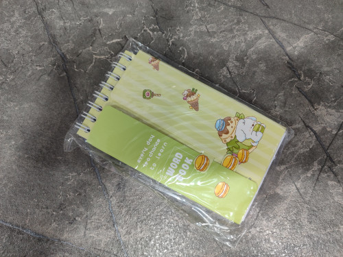 دفترچه لغت انگلیسی برند PITICO مناسب یادگیری و ثبت واژگان