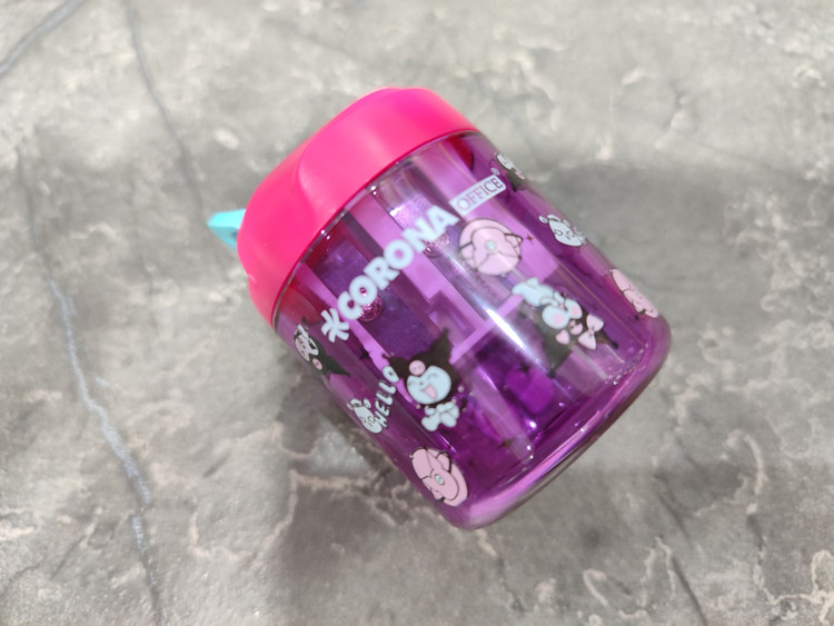 تراش مخزندار دوقلو CORONA با دو سوراخ و مخزن شفاف