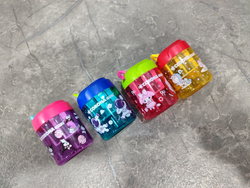 تراش مخزندار دوقلو CORONA با دو سوراخ و مخزن شفاف