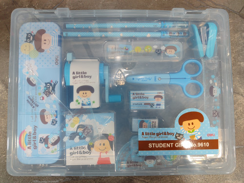 پک دانشآموزی Deli شامل مجموعه کامل لوازمالتحریر مدرسه