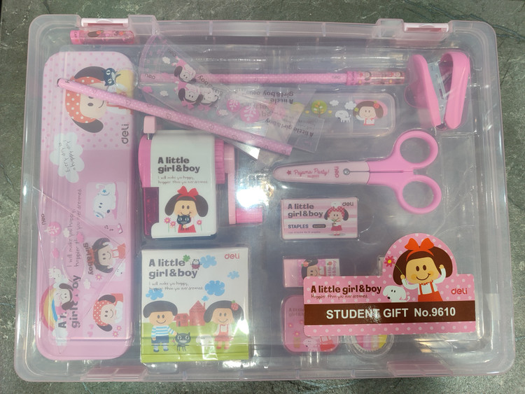 پک دانشآموزی Deli شامل مجموعه کامل لوازمالتحریر مدرسه