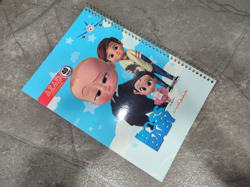 دفتر مشق ۴۰ برگ حاشیهدار FARDIS با چاپ منظم و کاغذ باکیفیت