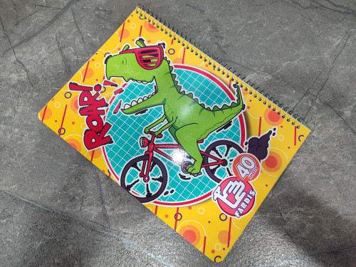 دفتر مشق ۴۰ برگ حاشیهدار FARDIS با چاپ منظم و کاغذ باکیفیت