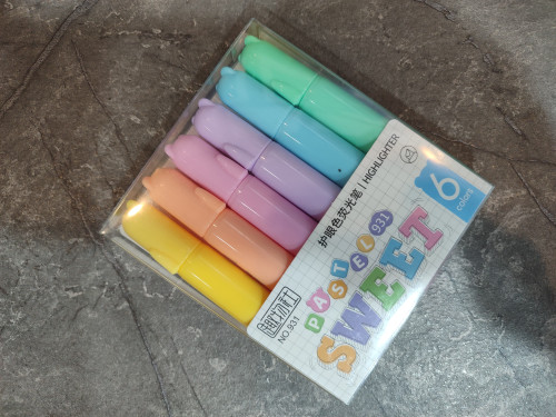 هایلایتر پاستلی SWEET با رنگهای ملایم و جوهر باکیفیت