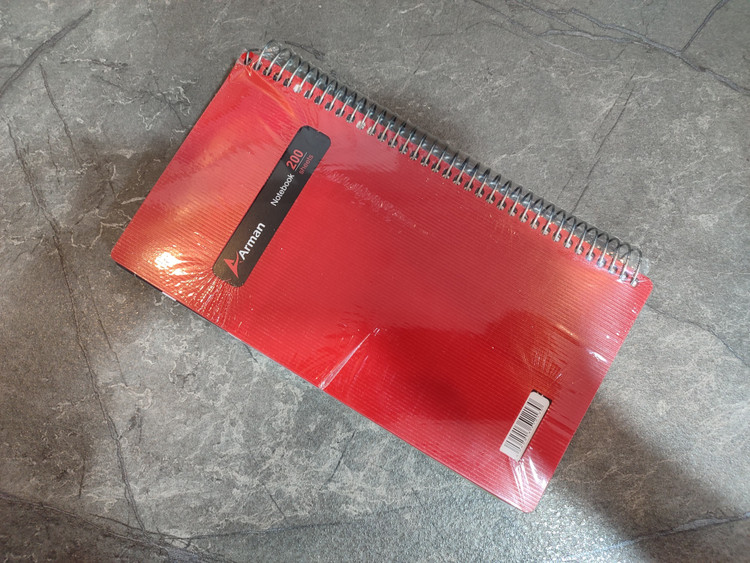 دفتر یادداشت ۲۰۰ برگ Arman با کاغذ باکیفیت و صحافی مقاوم