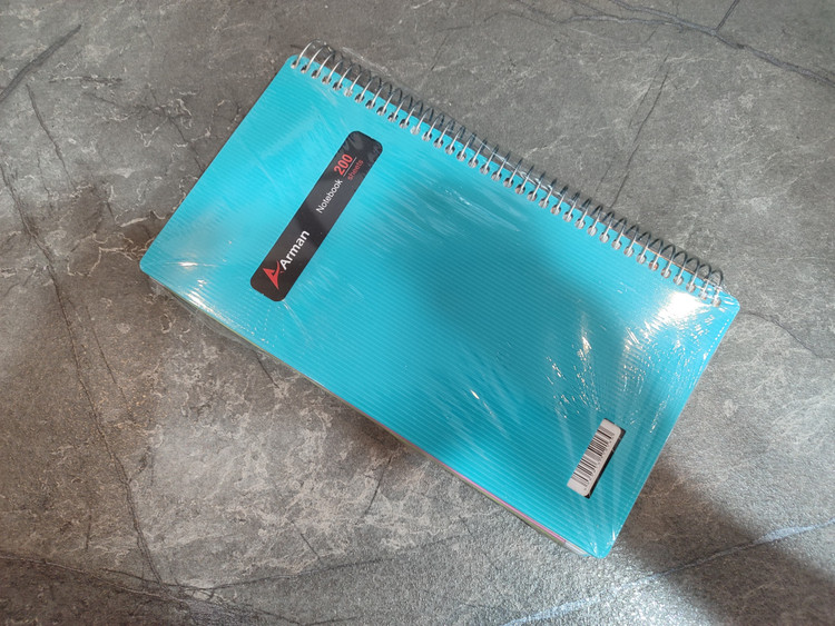 دفتر یادداشت ۲۰۰ برگ Arman با کاغذ باکیفیت و صحافی مقاوم